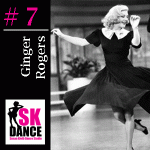 Ginger Rogers at Number 7 in SK Dance Studio Top 10 dancers of all time list