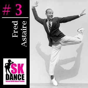 Fred Astaire at Number 3 in SK Dance Studio Top 10 dancers of all time list