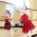 SK Dance Studio Ballet class at the barre