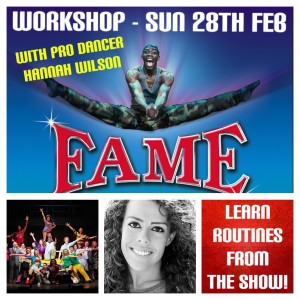 Fame the Musical workshop at SK Dance Studio Wigan