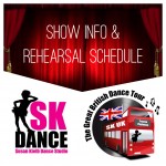 Show 2016 info and rehearsal schedule